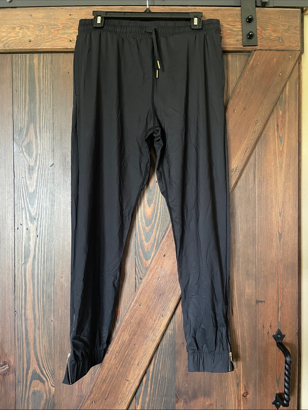 Zyia Black Drawstring Jogger Pants
